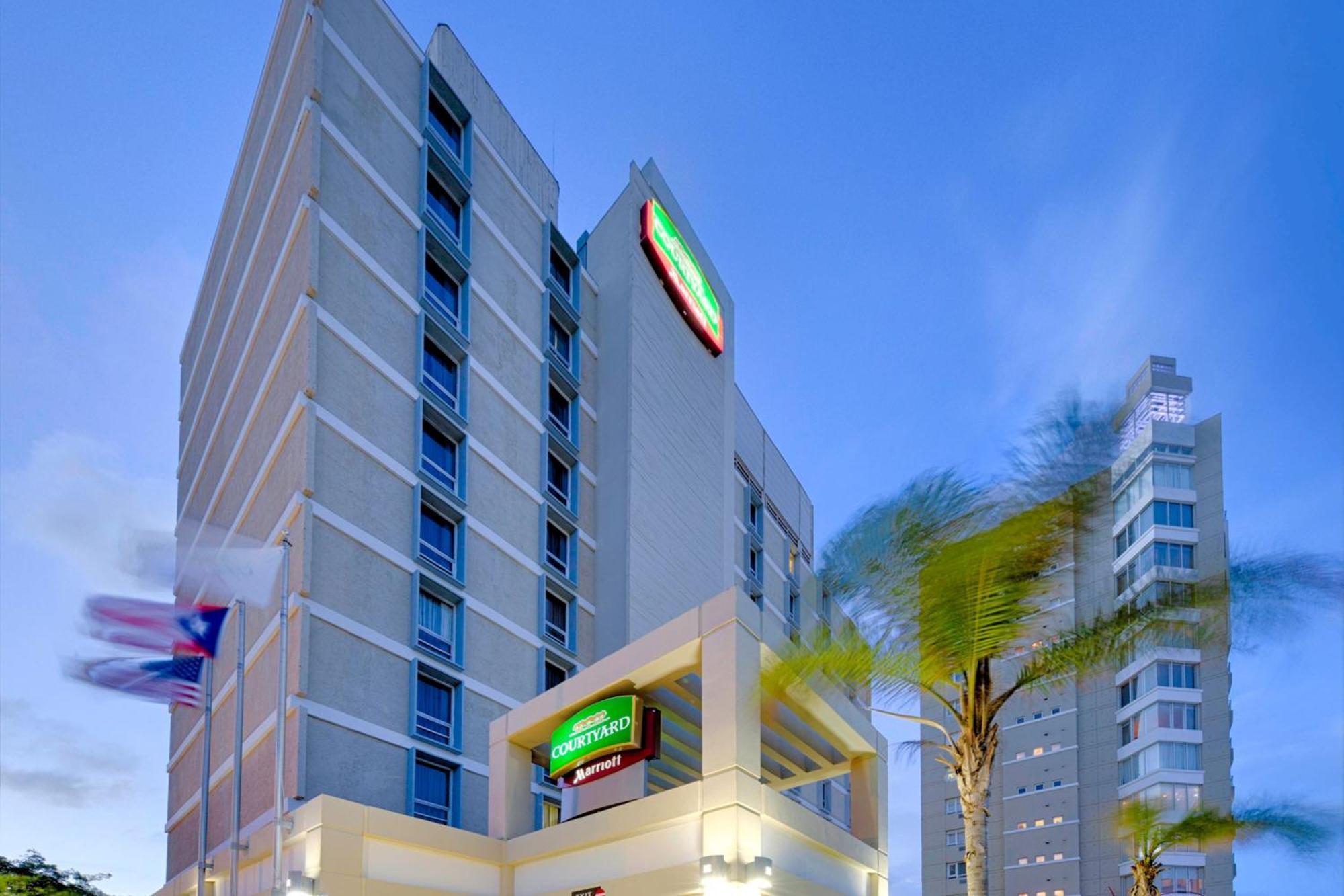 Hotel Courtyard By Marriott San Juan Miramar Exterior foto